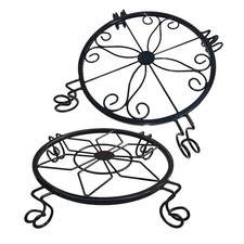 Elegante portavasi in ferro