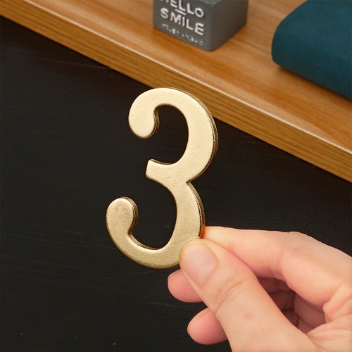 Numero civico magnetico - , dorato