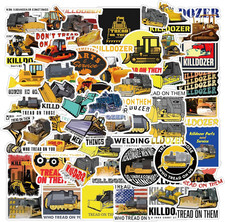 Killdozer Adesivi Stato 52pz
